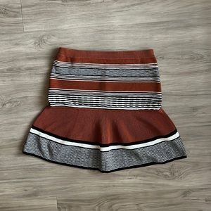 Free People Striped Skirt